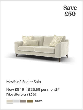 Mayfair 3 seater sofa